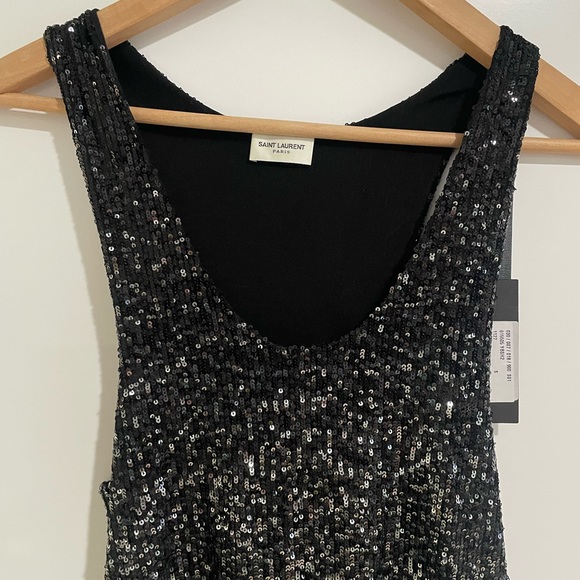 Saint Laurent sequin tank top - Picture 2 of 6